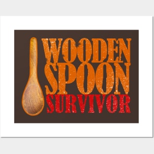 Wooden Spoon Survivor  80s Posters and Art